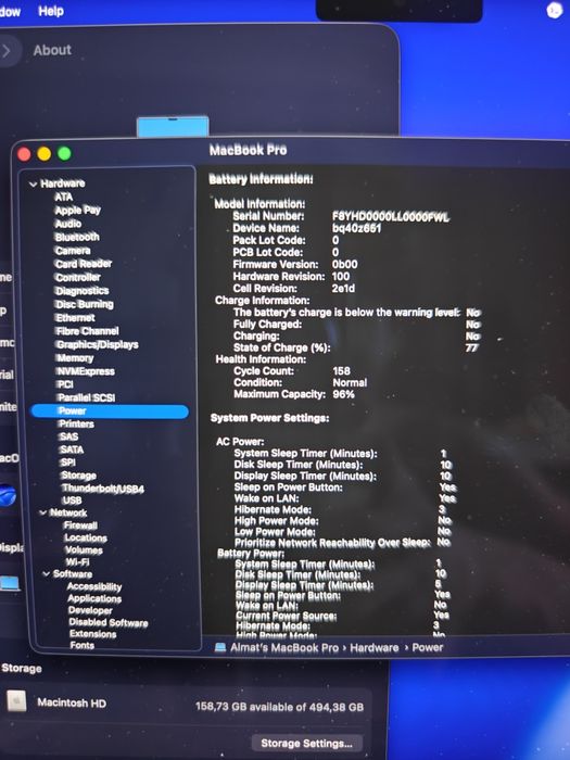 Macbook Pro M4 Pro 24bg/512gb
