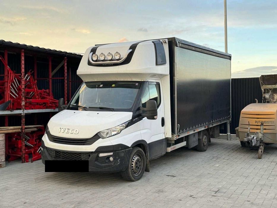 Iveco Dily 35S18, prelata, 2019, cabina, sirocou