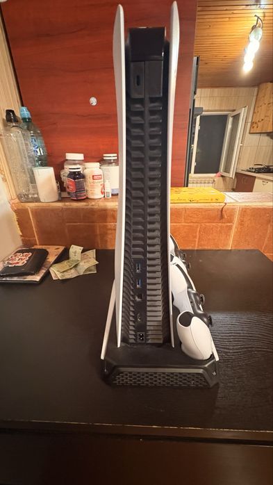 PlayStation 5 Disc Edition C-Chassis + 2x DualSense + SSD Corsair 1TB + Dock | Garanție | Cutie