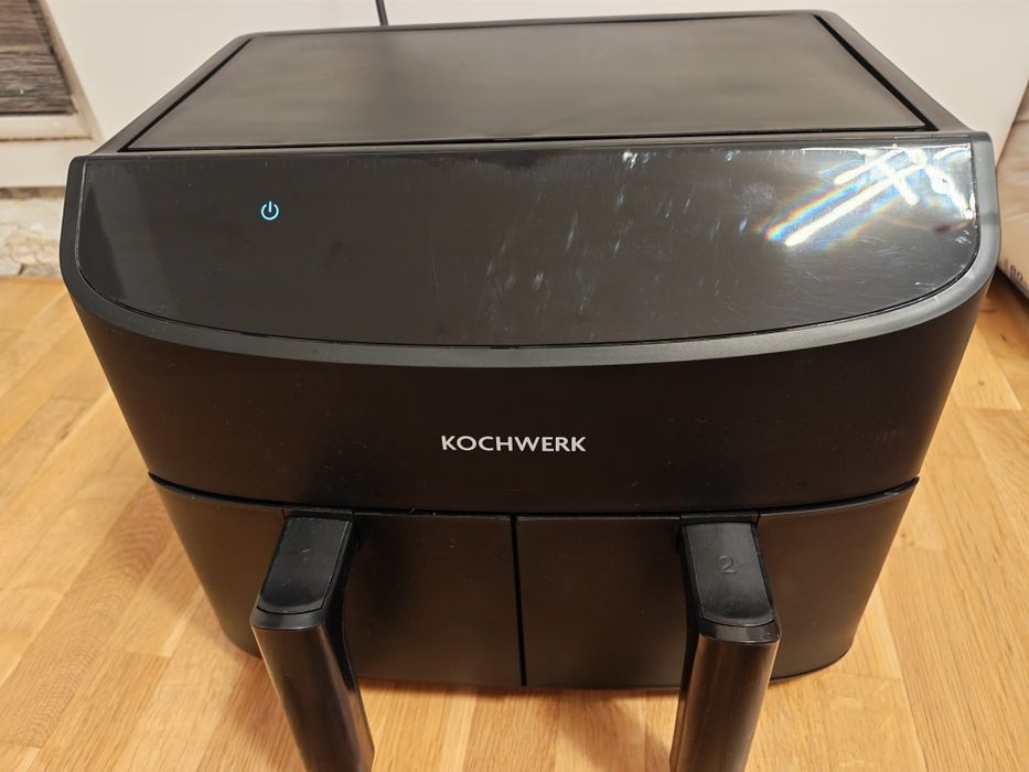 Двоен фритюрник с горещ въздух (Air Fryer) KOCHWERK Doppelkammer