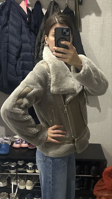 Дубленка демисезонная женская