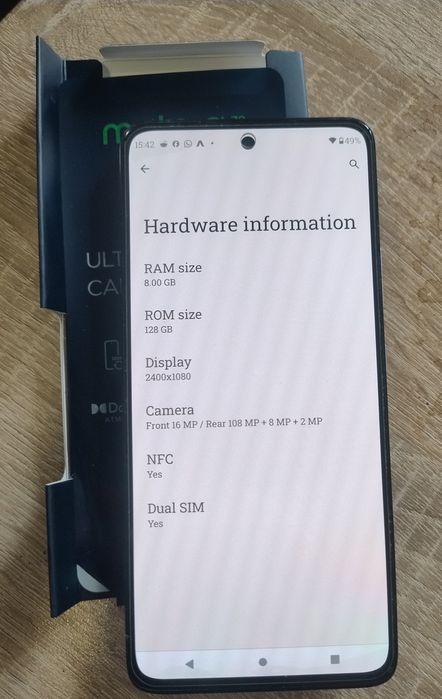 Motorola g72, 8/128