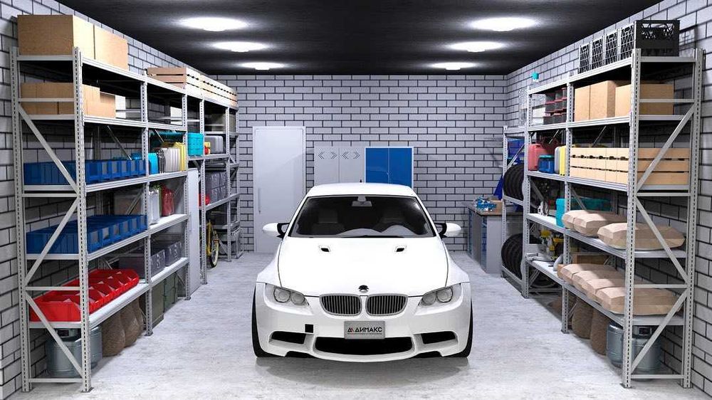 стеллажи в гараж, разборные стеллажи HIT ProStellaj