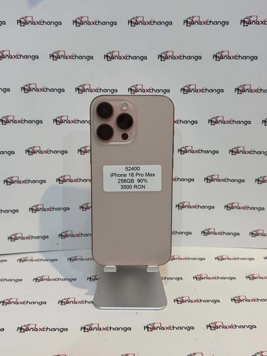 iPhone 16 Pro Max Desert 256GB Neverlocked 52400