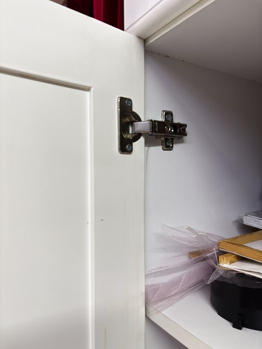 Шифонер, шкаф белый высокий