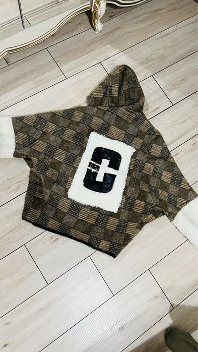 женский утепленный кардиган