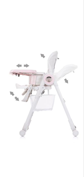 Столче за хранене Chipolino "Master Chef" розова вода