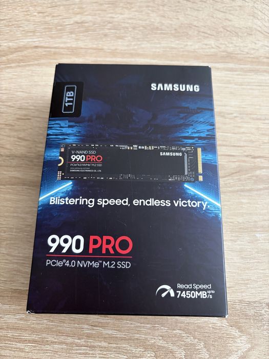 SSD Samsung NVMe 990 Pro 1TB - чисто ново, неразопаковано, гаранция