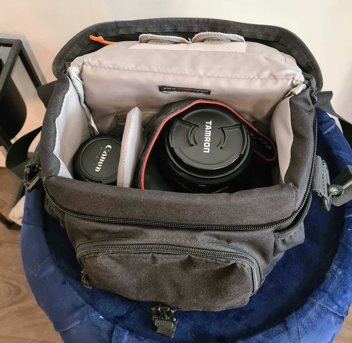 Canon EOS 70D с обектив Tamron SP 17-50 f/2.8 Di II VC +допълнения