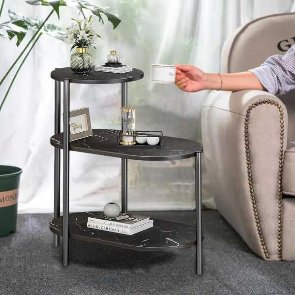 Тристепенена помощна масичка за дома и офиса