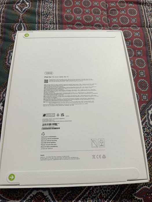 Tableta Apple iPad Air 13 , M3, 128GB, Wi-Fi, Blue(albastru(