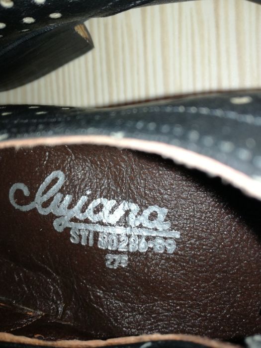 Pantofi piele Clujana militari noi