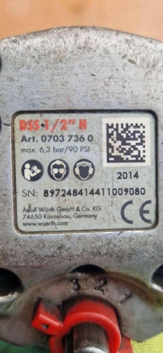 Пневпо гайковерт Wurth