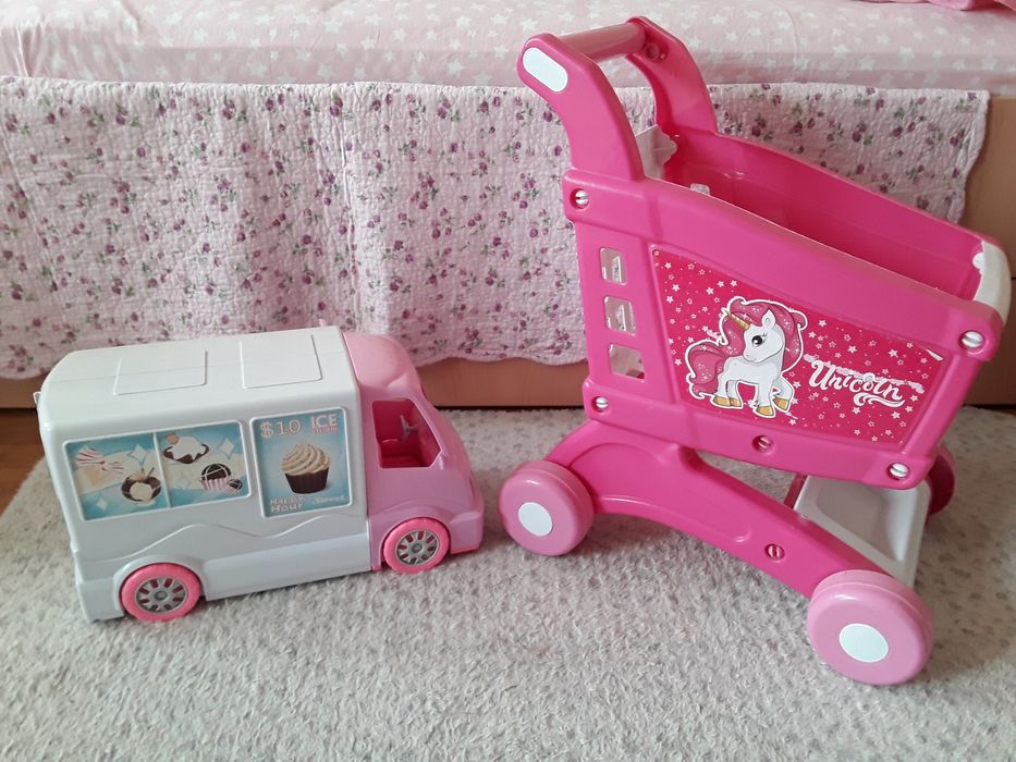 Играчки пъзел пазарска количка