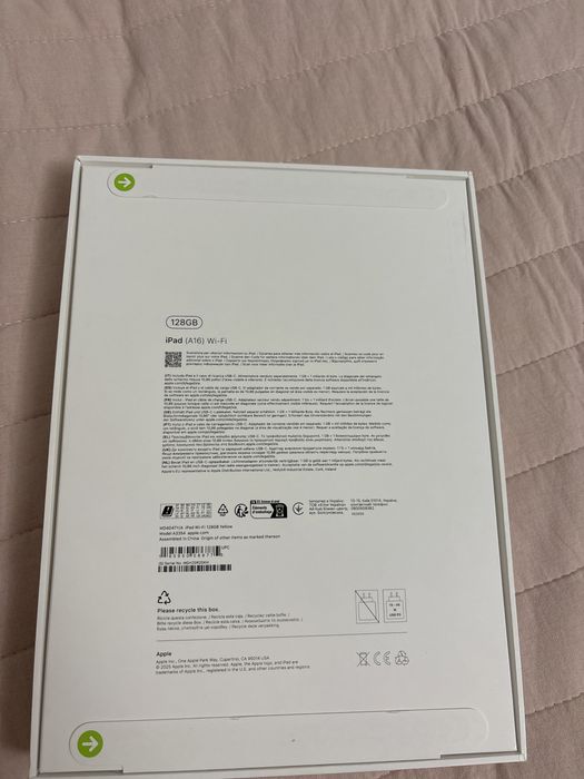 Ipad A16 128GB Yellow новый
