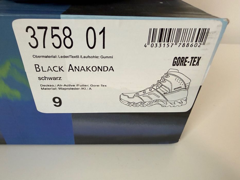 Ghete Meindl Black Anaconda marimea 43