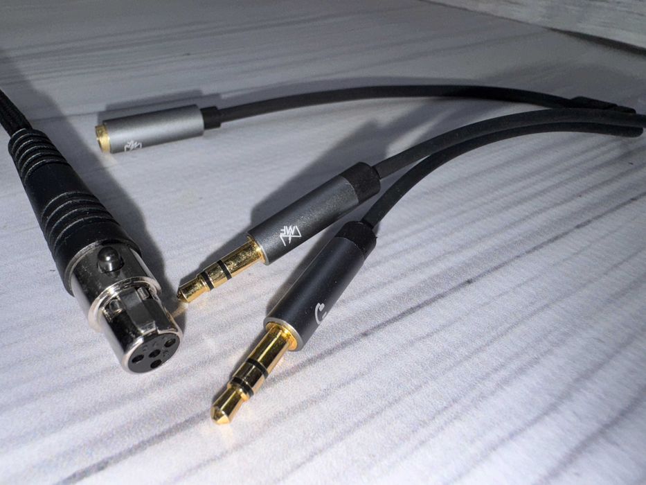 Гейминг кабел за слушалки Audeze / ZMF (Mini XLR към Jack 3.5 мм)
