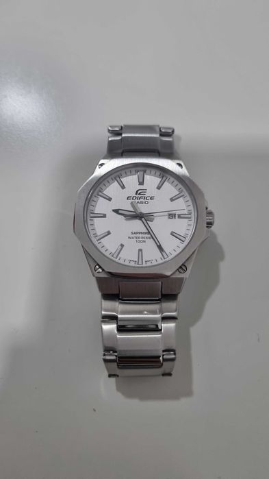 Ceas edifice casio alb