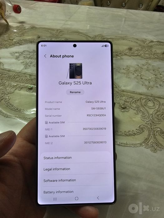 Samsung s25 ultra 256gb ideal