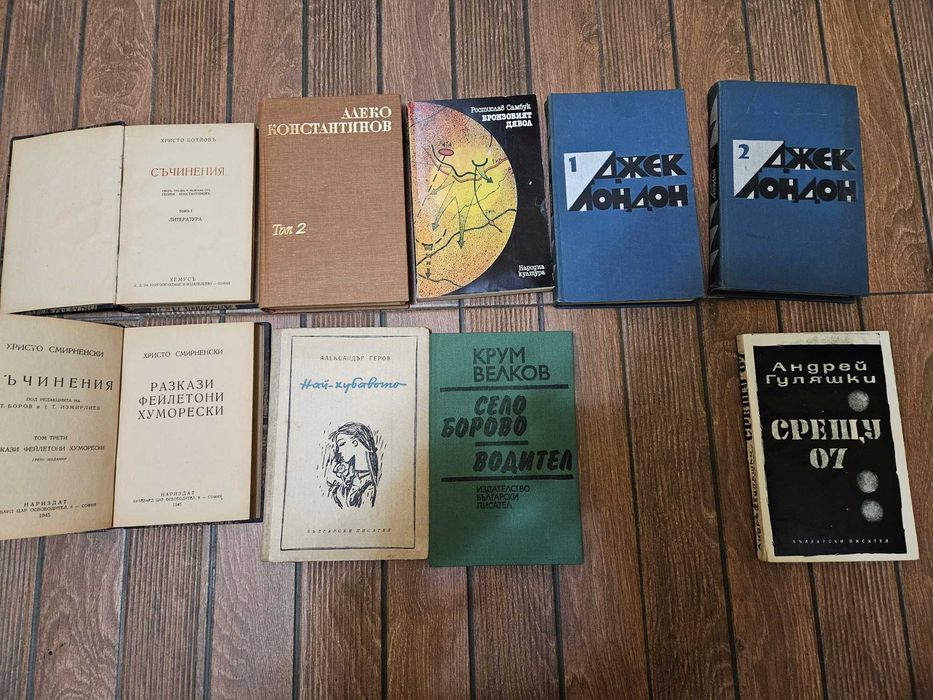 Книги и речници на български, английски, руски, френски