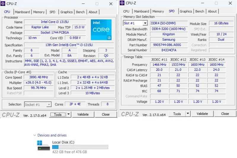 [NOU] Laptop office i3 / SSD 512 / 16 GB ram