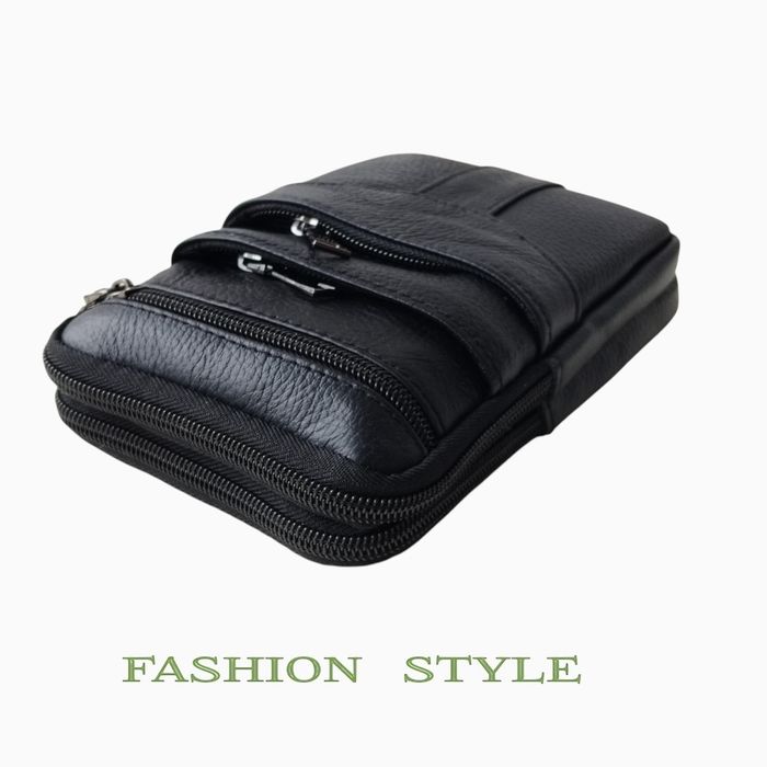 Мъжка чанта от естествена кожа