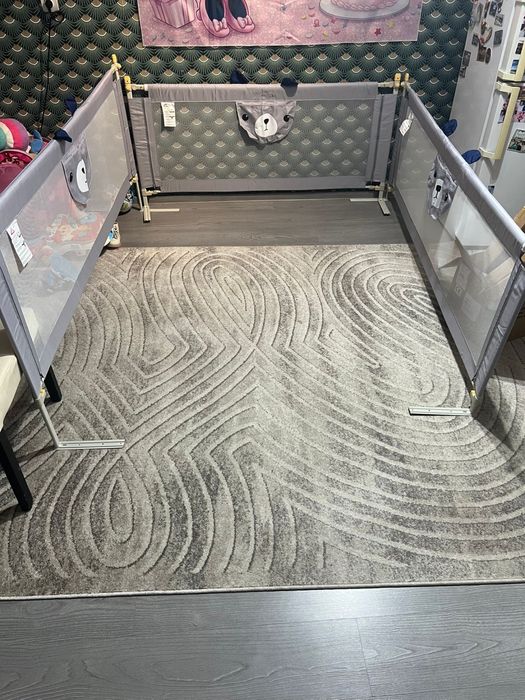 Set 3 bare de protectie pat