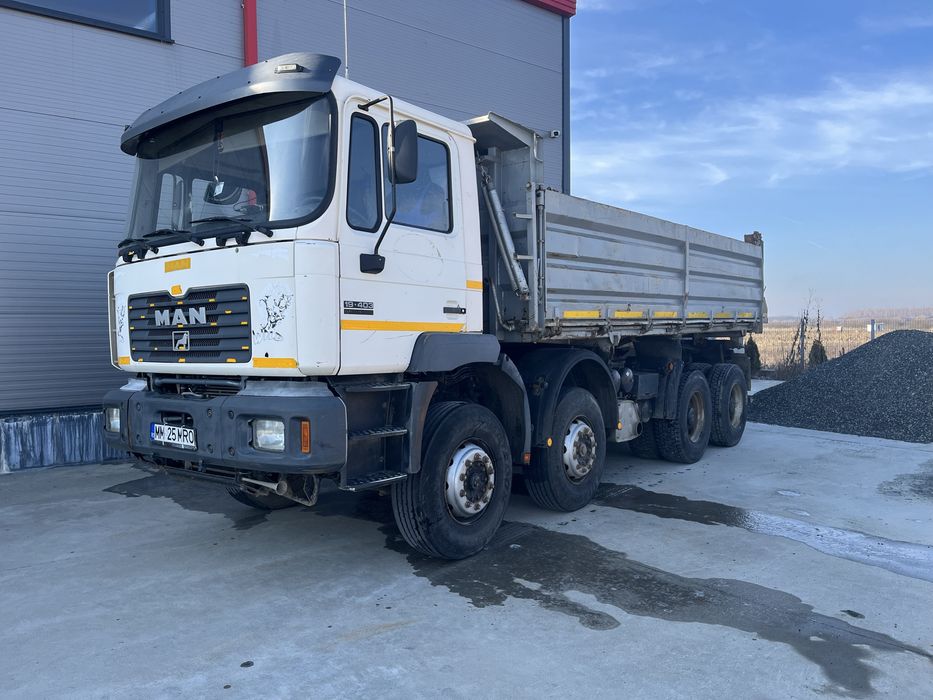 Tranport piatra concasata, balastru, nisip etc cu camion8 * 4