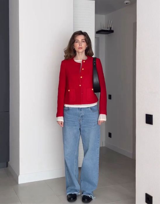 Шерстяной жакет