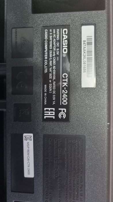 Синтезатор Casio