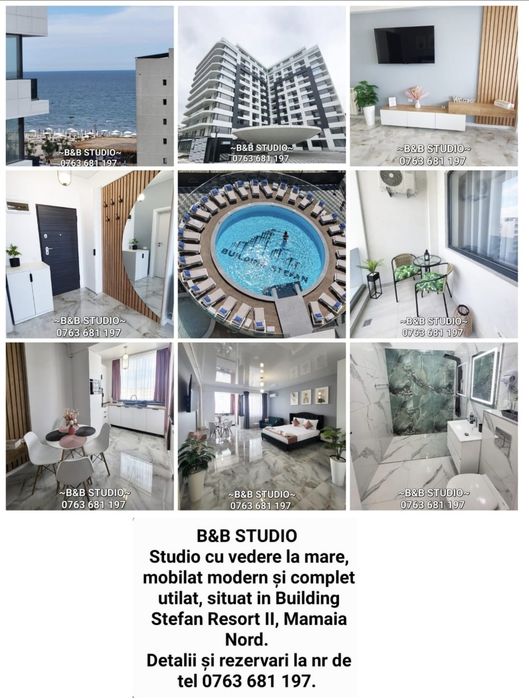 Apartament/studio de închiriat în Building Stefan,  Mamaia Nord