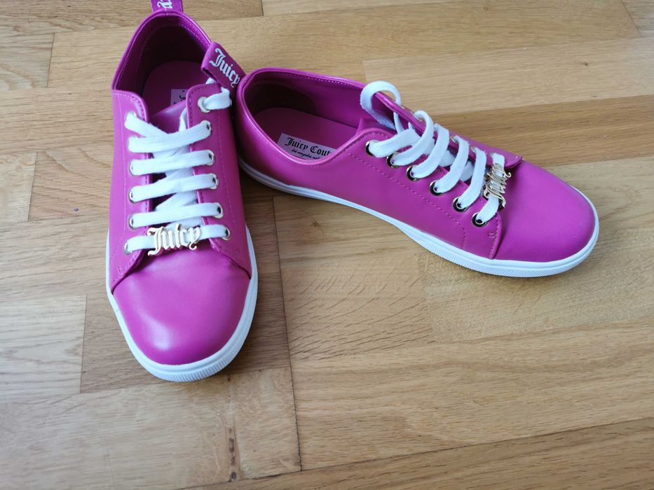 Juicу Couture розови дамски гуменки кецове маратонки размер 36