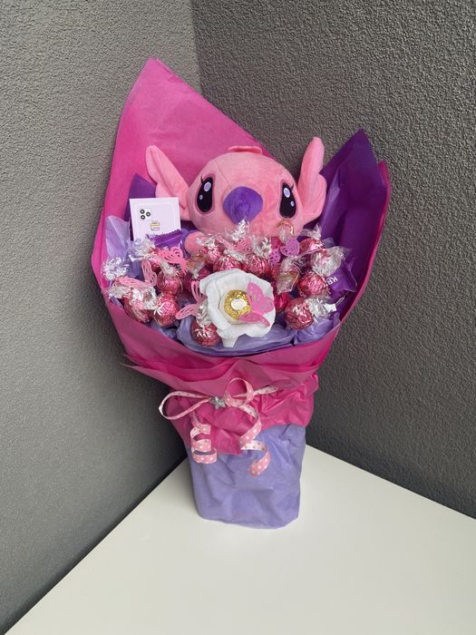 Букет със Стич и бонбони