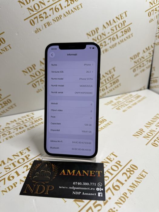 NDP Amanet Braila Iphone 12 Pro 128gb (53279)