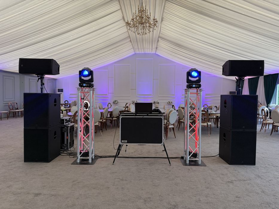 Sistem sonorizare formatii live schela de lumini de inchiriat