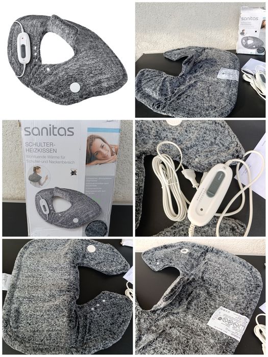 perna electrica cervicala sanitas shk 50 incalzire gat umeri relaxanta