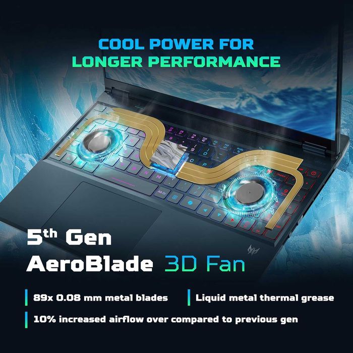 Acer Predator Helios Neo 16S  U9 275HX LPDDR5 32GB 1TB 5060 8GB Oled 2