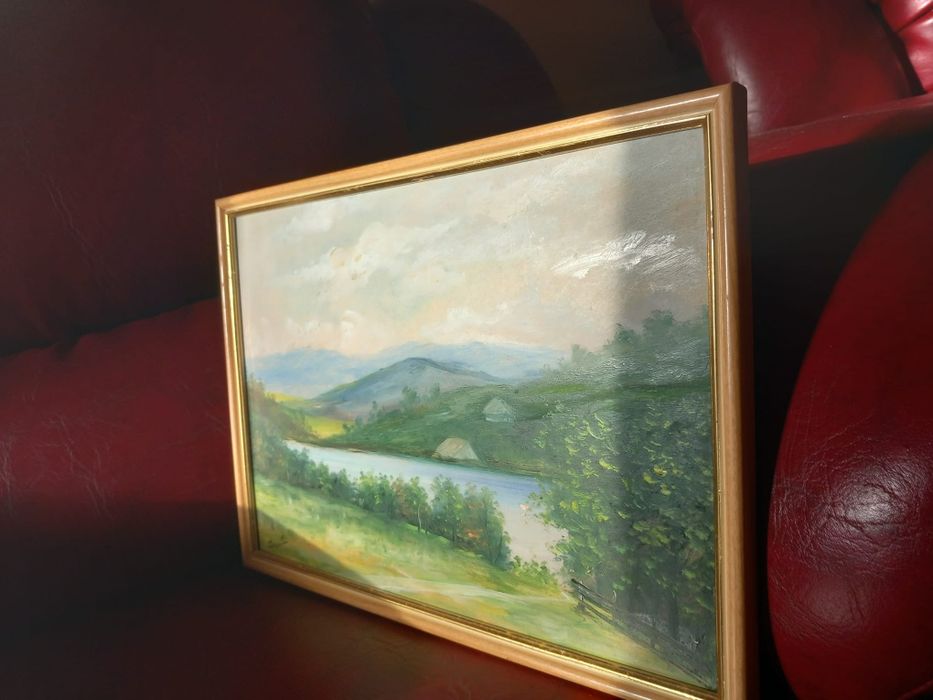 Tablou, pictura ulei, peisaj