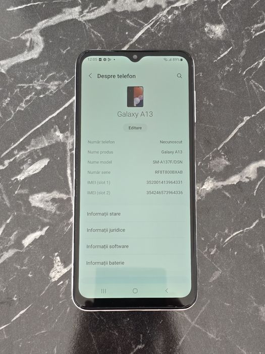 Samsung A13- ofer garantie