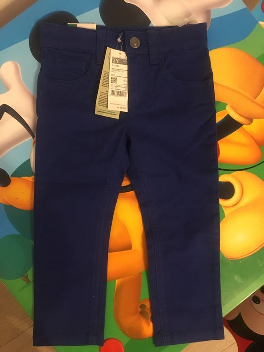 Нова блузка за момче и нов пантаон Benetton, лот къси п-ки