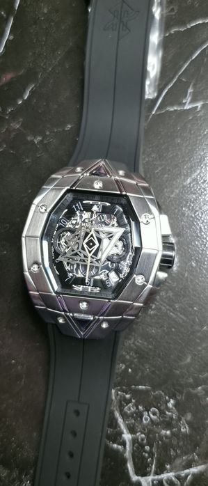 ublot black and silver