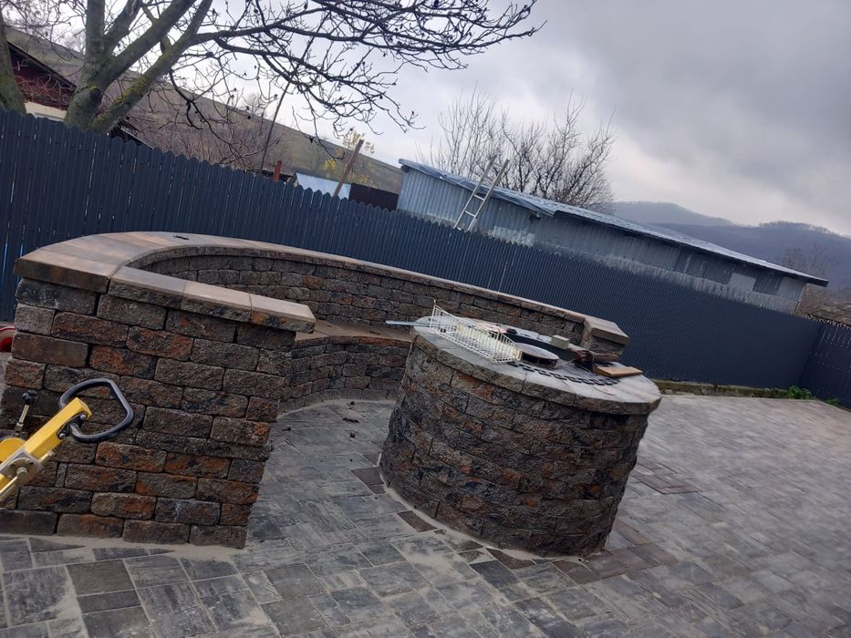 Montaj pavaj  borduri rigole etc