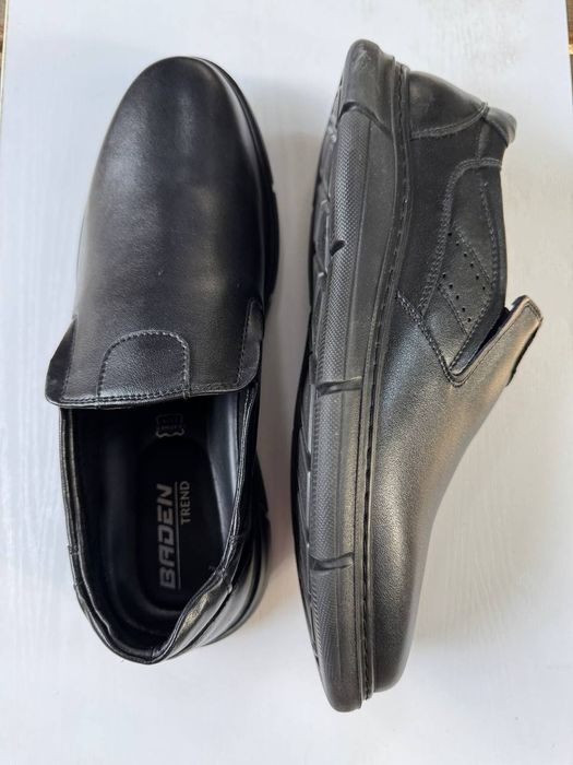 Туфли мужские ,чистая кожа, производство Турция,  чёрные, размер 42