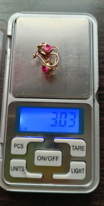 Серьги СССР 583 проба