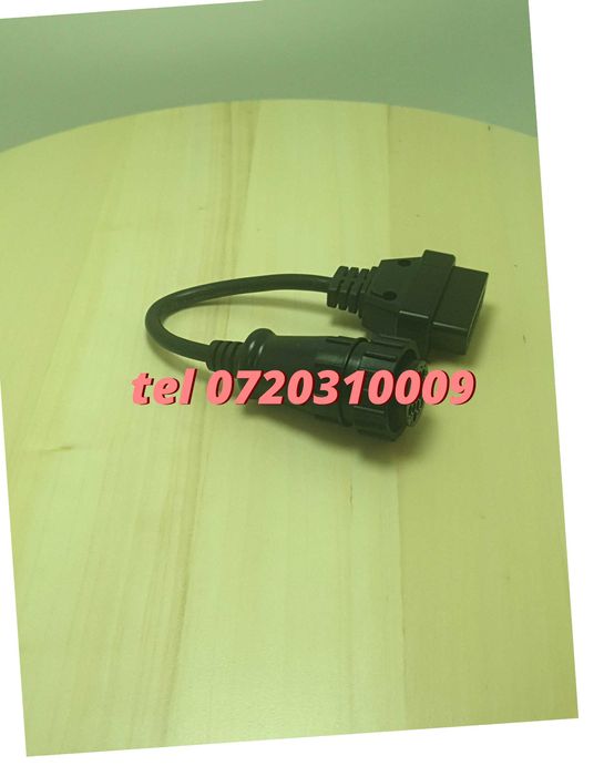 Fir Adaptor Mufa Adaptor Camion Daf- 16 Pin La Port Obd Ii 16 Pin Pentru Atelier Auto Pentru Instalare Usor De Folosit -Atelier Auto Compatibil Actual