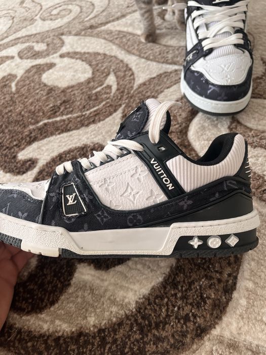 LV Trainers Denim Blue