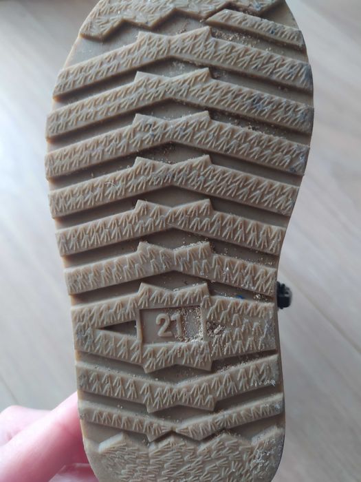 Детские сапожки на меху, новые кожа