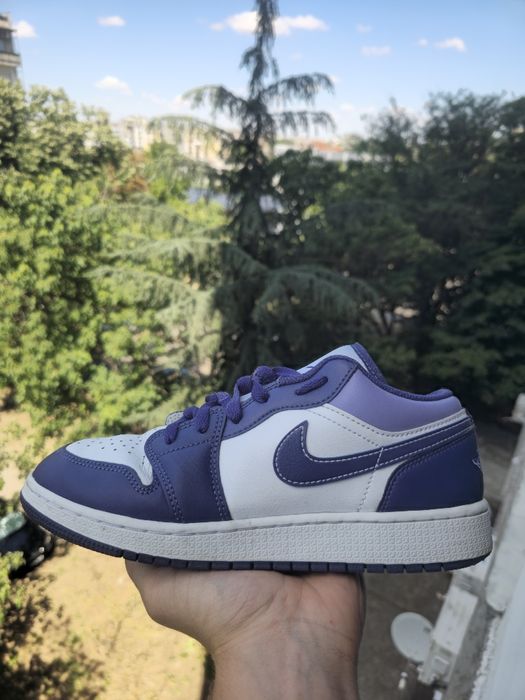 Nike Air Jordan 1 Low Sky J Purple женски/дамски лилави обувки