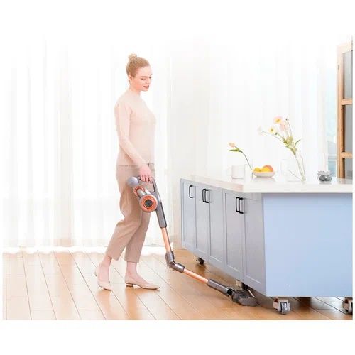 Пылесос Jimmy H9 Pro, желтый/серый вертикальный пылесос рекомендую