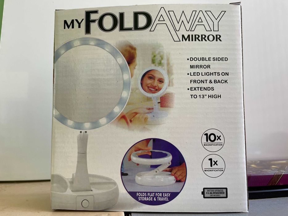 Сгъваемо LED огледало MY FOLDAWAY MIRROR